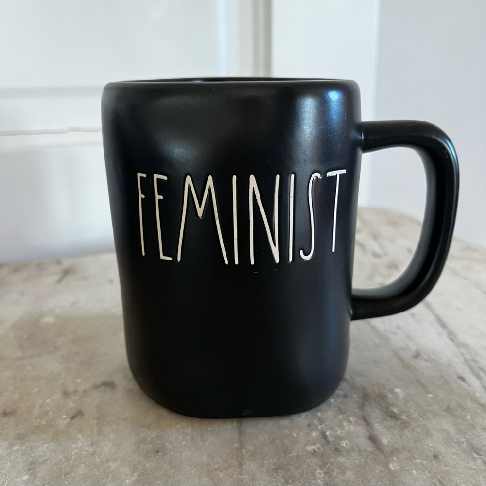 Rae Dunn Black Feminist Mug